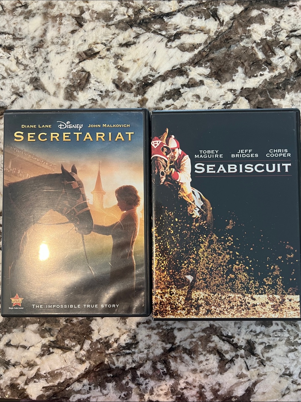 Race horse dvd bundle - Secretariat & Seabiscuit